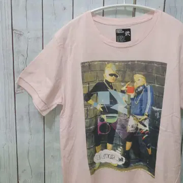 PPFM 핑크 그래픽T셔츠 s 사이즈 y2k 하라주쿠 우라하라 헤이세이