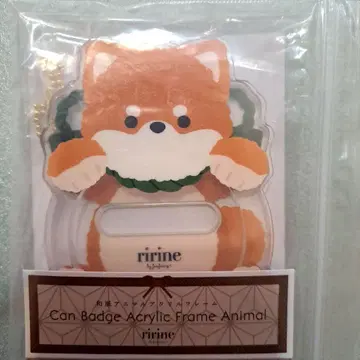 FUKUYA 캔뱃지 아크릴 프레임 일본풍 애니멀 시바견 후쿠야