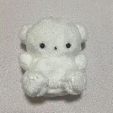 봉제 인형 작가 cynicaland 씨 앉은 푼모찌 화이트