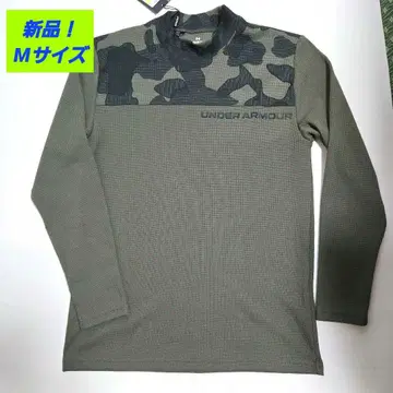 [ 새상품 ] 언더아머 UA 와플 롱 슬리브 모크넥 셔츠 M 사이즈