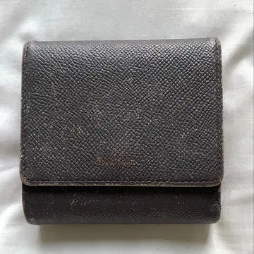 [ 박스 포함 ] Paul Smith 그레이 가죽 접이식 지갑 여성용