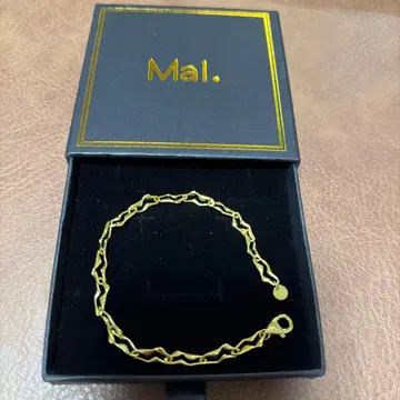 [ 미사용 새상품 ] Mal.레레레 실버 925 골드 코팅 팔찌