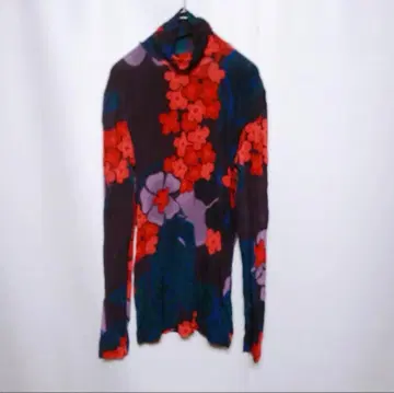 DRIES VAN NOTEN 긴팔 T셔츠 (XS) 레이온 스트레치 꽃무늬