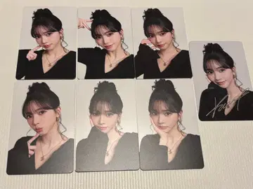 aespa 월드 투어 돔 투어 카리나 사인 트레이딩 카드 금박 7종 컴프