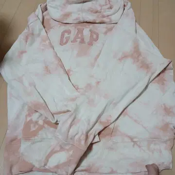 GAP 타이 다이 후드티 핑크 계열