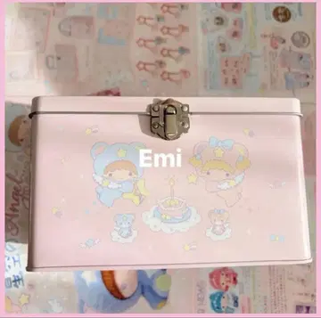 새상품 산리오 캔 트렁크 별하늘의 엔젤 키키라라 리틀트윈스타