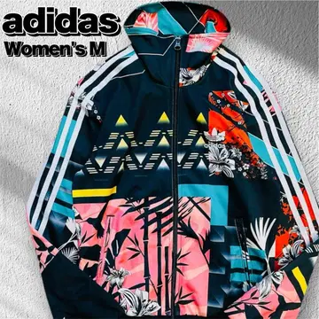 아디다스 파름 콜라보 트랙 자켓 저지 꽃무늬 일본풍 패턴 올 패턴 M