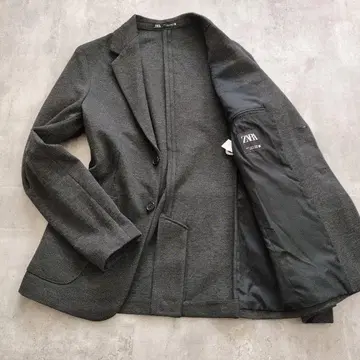 새상품 ZARA 남성용 테일러드 자켓 S 그레이 블레이저 자라