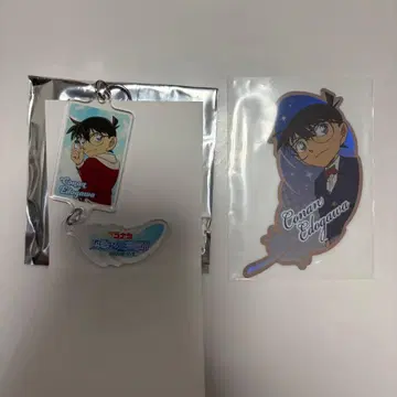 명탐정 코난 텐보 파크 깃털 달린 아크릴 키링 에도가와 코난