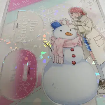 푸른상자 초노 히나 아크릴 스탠드 눈놀이 Ver.