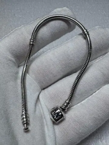 실버 925 뱀 모양 체인 판도라 팔찌