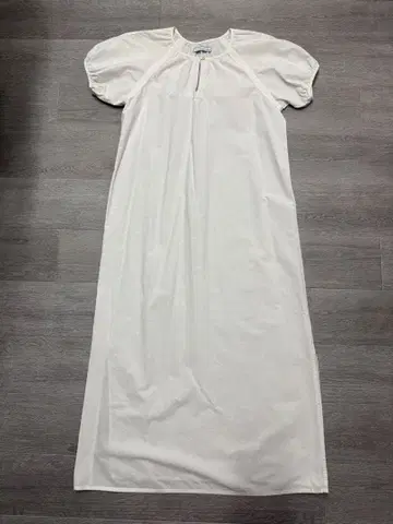 TEN x RON HERMAN 별주 화이트 반팔 원피스