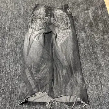 Jaded London 다크 그레이 데님 팬츠 사이즈 28