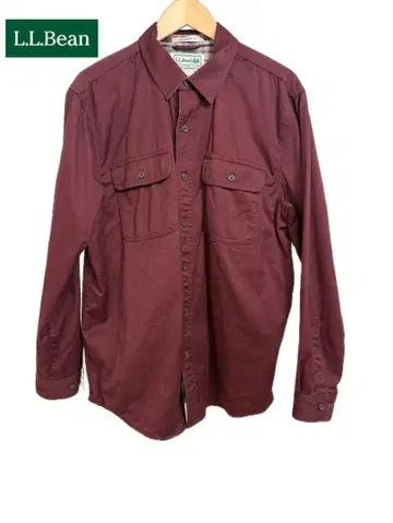 L.L.Bean 코튼 셔츠 자켓 체크 빈티지 올드