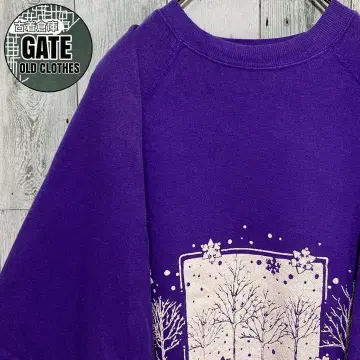 USA제 Hanes 헤인즈 러버 프린트 맨투맨 XLARGE 80s