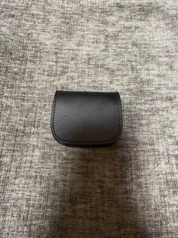 동전 지갑 코인 케이스 지갑 가방 이타가키 천연 가죽 블랙