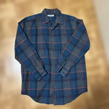 빈티지 구제 의류 체크 플란넬 셔츠