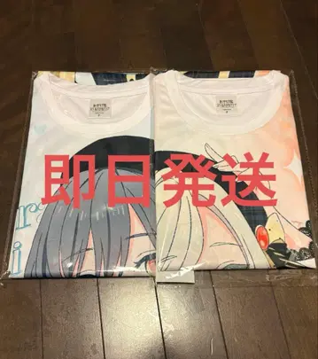 러브 라이브! 하스노소라 Edel Note 풀 그래픽 티셔츠 2장 세트