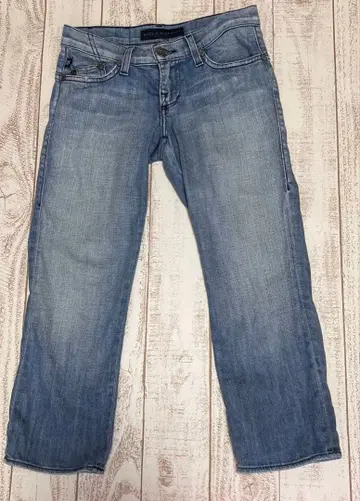 락앤리퍼블릭 7부 데님 여성용 로우라이즈 청바지