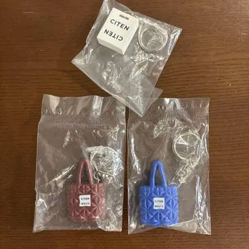 CITEN 미니 토트백 키링 세트