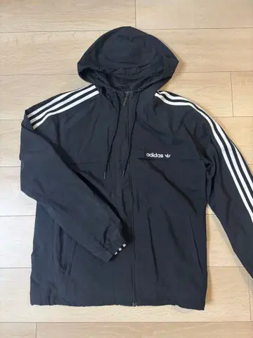 adidas 아디다스 나일론 자켓 저지 블랙 L 사이즈