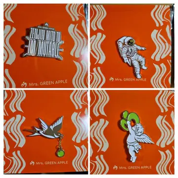 Mrs. GREEN APPLE 젠진미도와 이뮤터블 핀즈 세트