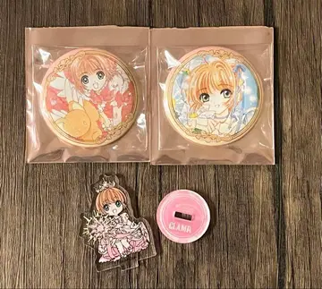 CLAMP전 캔뱃지 미니 아크릴 스탠드 키노모토 사쿠라