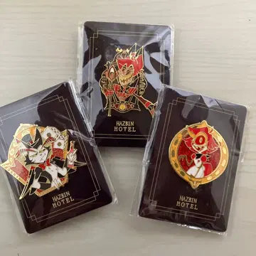 하즈빈 호텔 HazbinHotel 알래스터 허스크 니프티 핀 배지