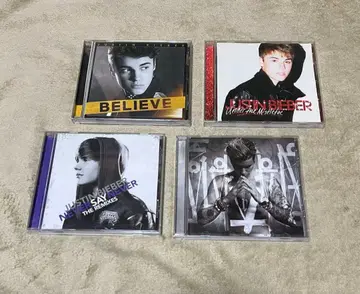 저스틴 비버 CD 4장 세트