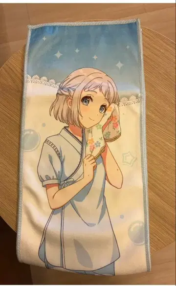 학원 아이돌 마스터 극락탕 콜라보 머플러 타월 카츠라기 리리아