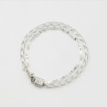 agete 실버 체인 팔찌