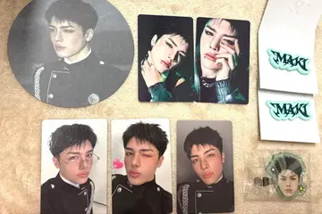 &TEAM 마키 데코 부품 앞머리 클립 트레이딩 카드 코스터