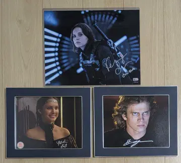 STARWARS 펠리시티 존스 친필 사인 특대형 포트레이트 SWAU