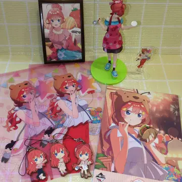 5등분의 신부 나카노 이츠키 제일복권 굿즈 세트