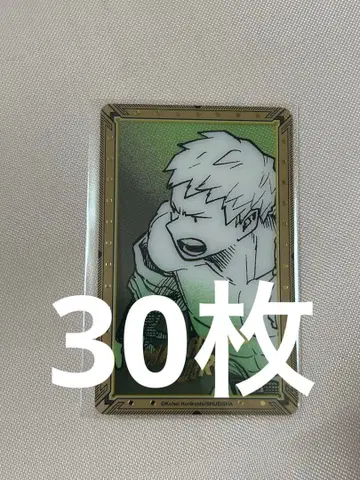 나의 히어로 아카데미아 히로아카전 원화전 금박 클리어 카드 오지로 30장