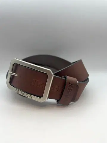 AVIREX 벨트 다크 브라운