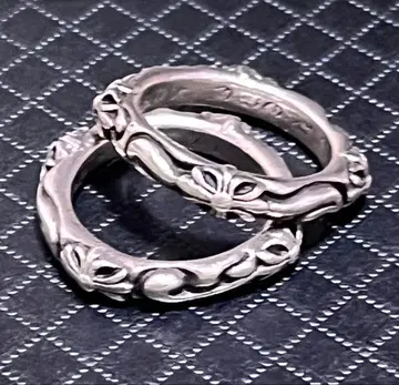 실버925 크로스 반지 24호 2개 세트 컨디션 최상