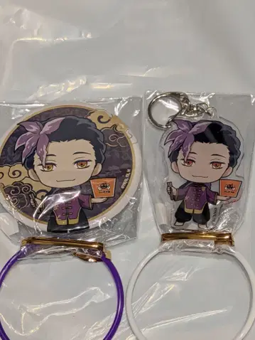 지옥락 바쿠단야키 캔뱃지 아크릴 키링 란