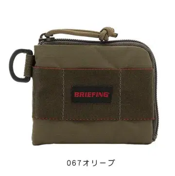 [ 새상품급 ] 브리핑 코인 퍼스 지갑 카드 홀더 올리브