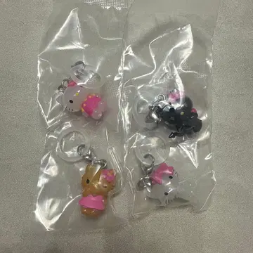 헬로키티 메지루시 액세서리 4종 세트