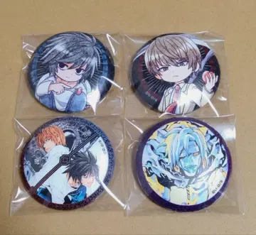 DEATH NOTE PU 가죽 배지 컬렉션 L 야가미 라이토