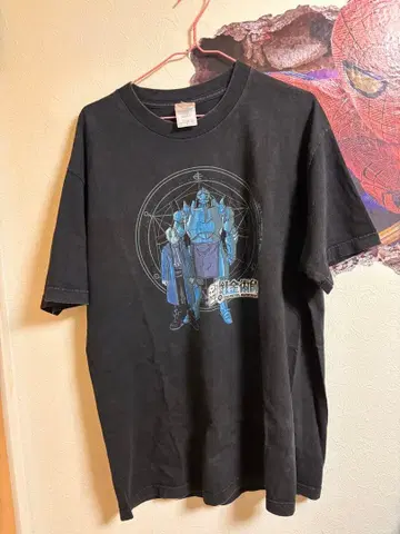 00S 강철의 연금술사 애니메이션 Tee 구제 의류