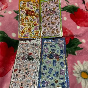 정품 푸치드로 디즈니 101 밤비 푸우 스티치