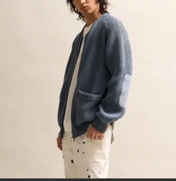 NUMBER (N)INE 넘버나인 가디건 블루 지퍼 4
