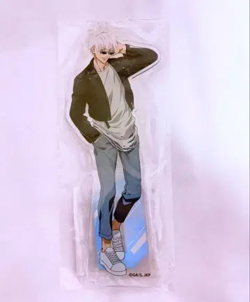 주술회전 고죠 사토루 아크릴 스탠드 POP&POP 사복 새상품