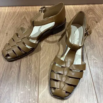 LE TALON 루탈론 그루카 T 스트랩 샌들 23cm