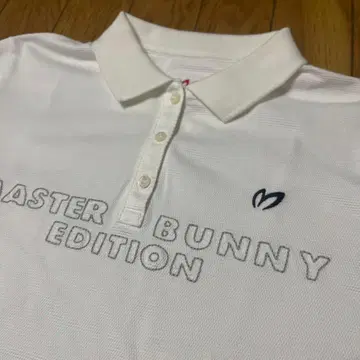 MASTER BUNNY EDITION 피케 셔츠 여성용 화이트