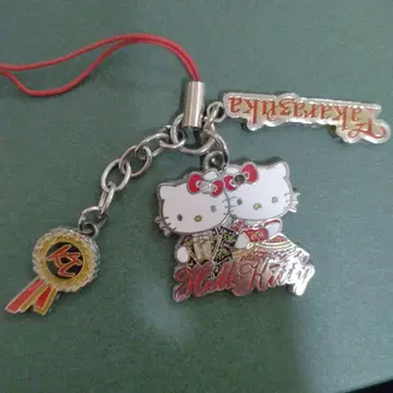 다카라즈카 가극 키티 콜라보 키링 참 스트랩 끈