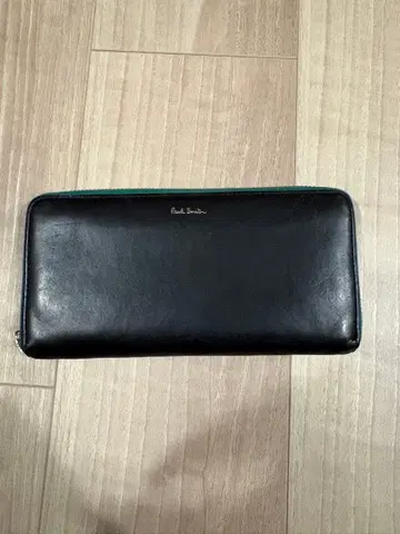 [ 이틀간 대특가 ] 폴스미스 장지갑 라운드 지퍼 블랙 x 그린