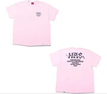 HideandSeek N.L.U. S/S Tee 핑크 L 사이즈